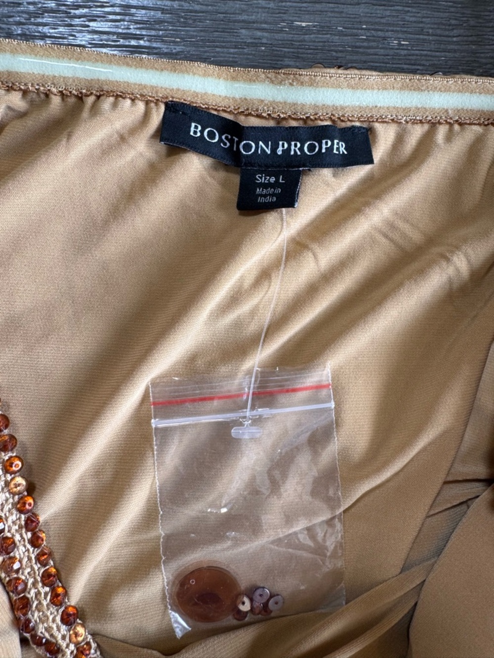 Boston Proper Copper Sequin Tank Top - Picture 8 of 10